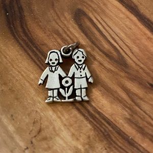 Retired James Avery Love Is Boy and Girl Charm